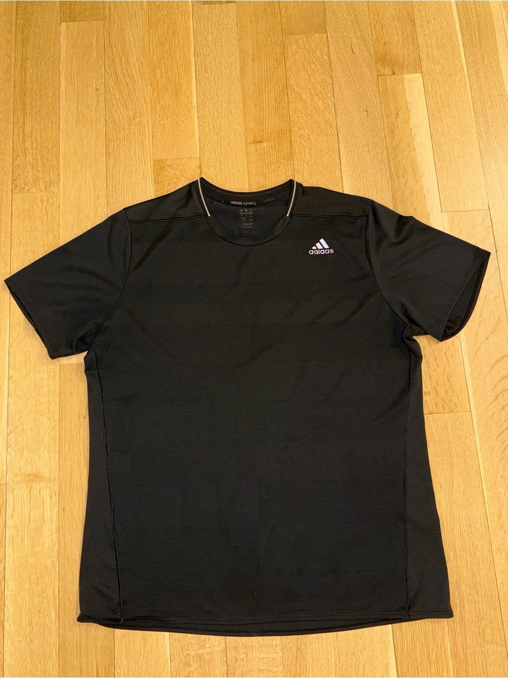 adidas Black Short-Sleeve Athletic Tee